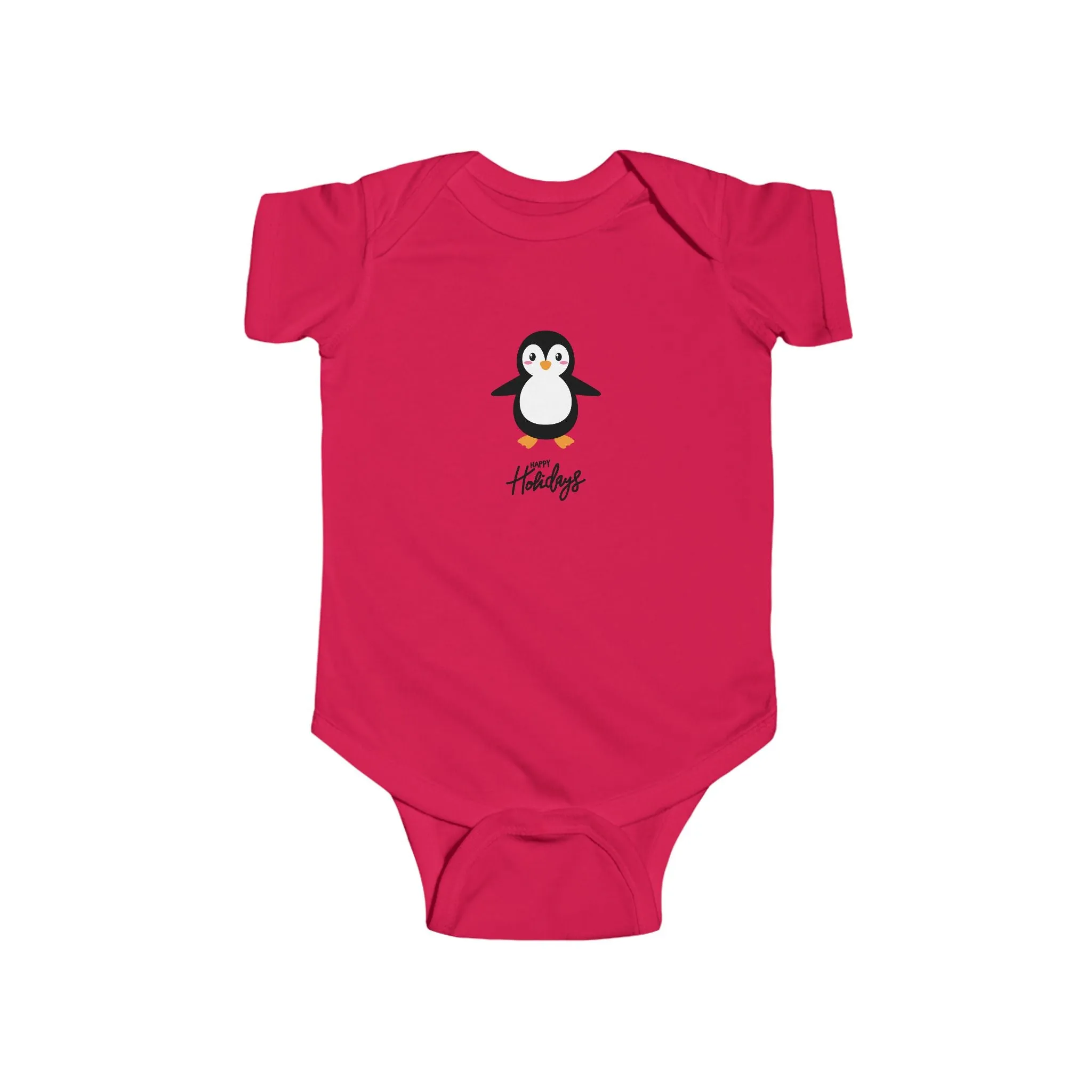 Adorable Holiday Penguin Baby Onesie: Soft, Cozy & Perfect for Family Festivities