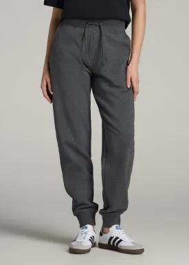 A.T. Basics Athletic Joggers for Tall Women in Charcoal Mix