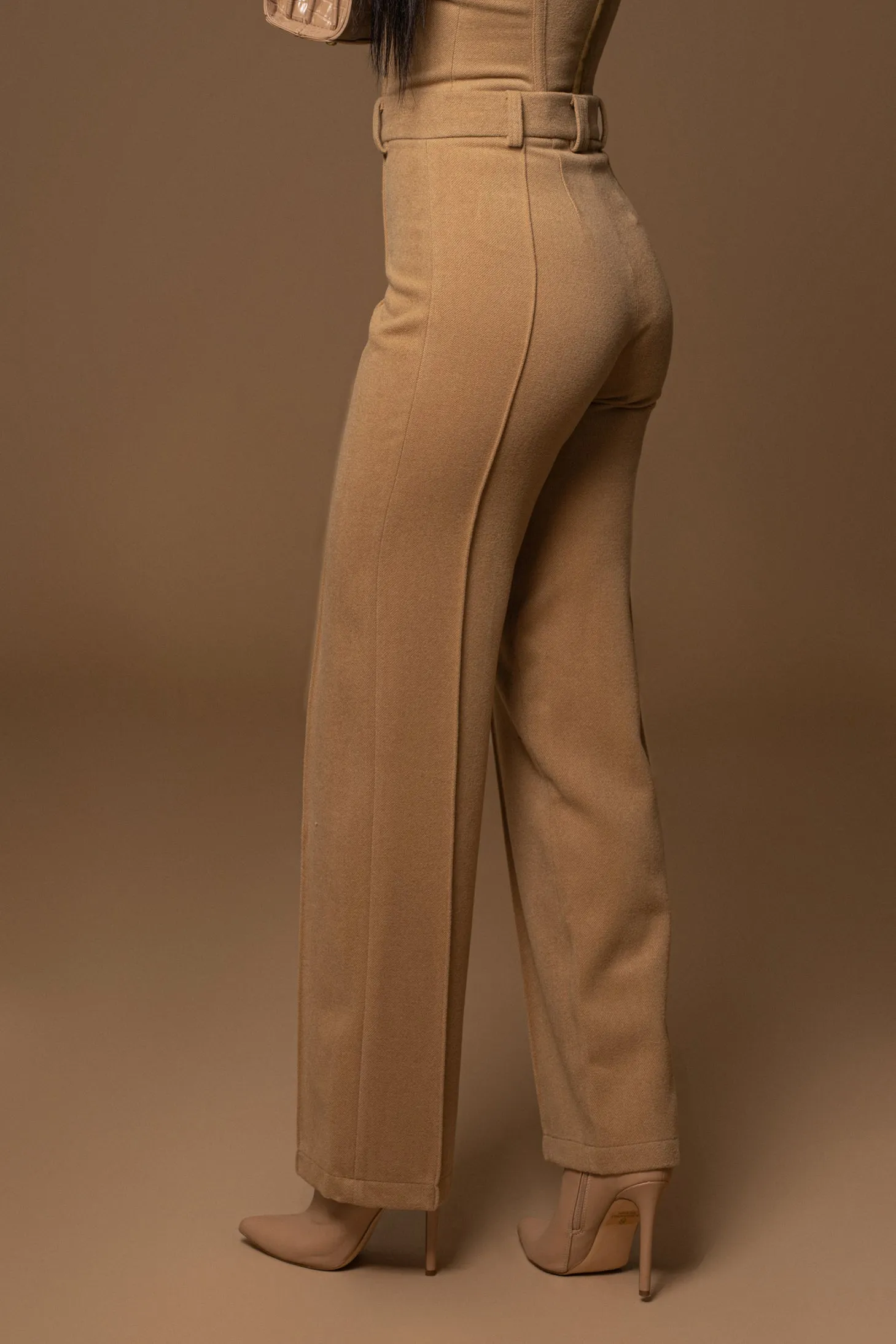 Beige STAY SHARP TROUSER