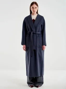 Belted Wool Blend Coat