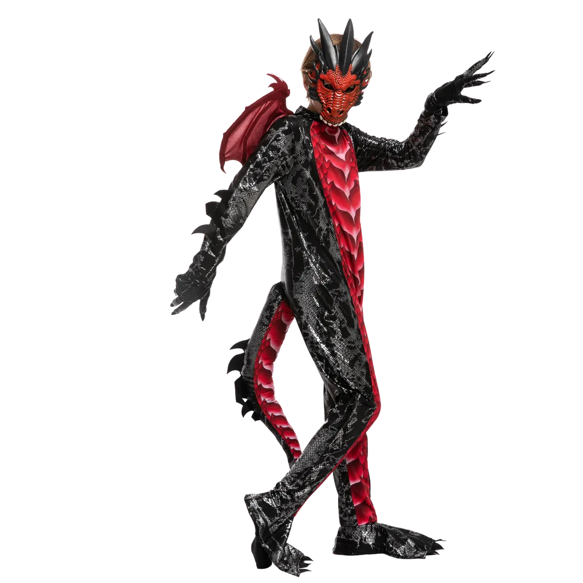 Black and Dragon Costume - Child