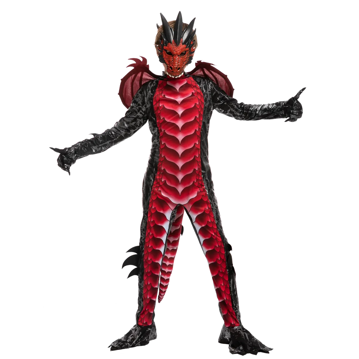 Black and Dragon Costume - Child