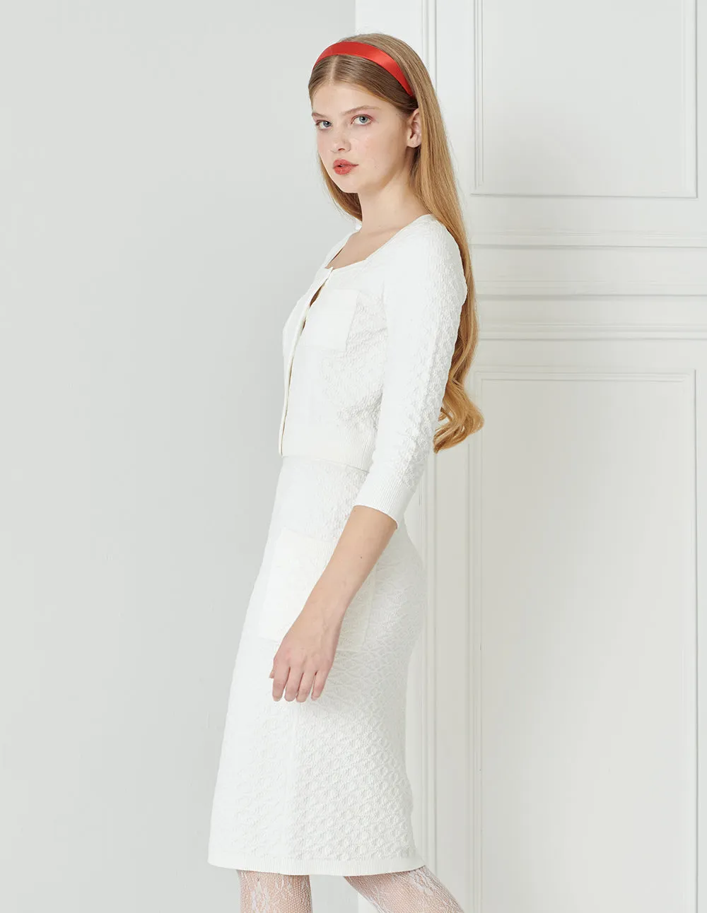 BORA AKSU Elegant And Versatile Mid-Length Knitted Skirt