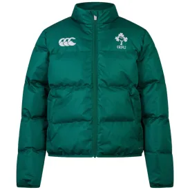 Canterbury IRFU Rugby Ireland 2024/25 Kids Rugby Full-Zip Puffer Jacket