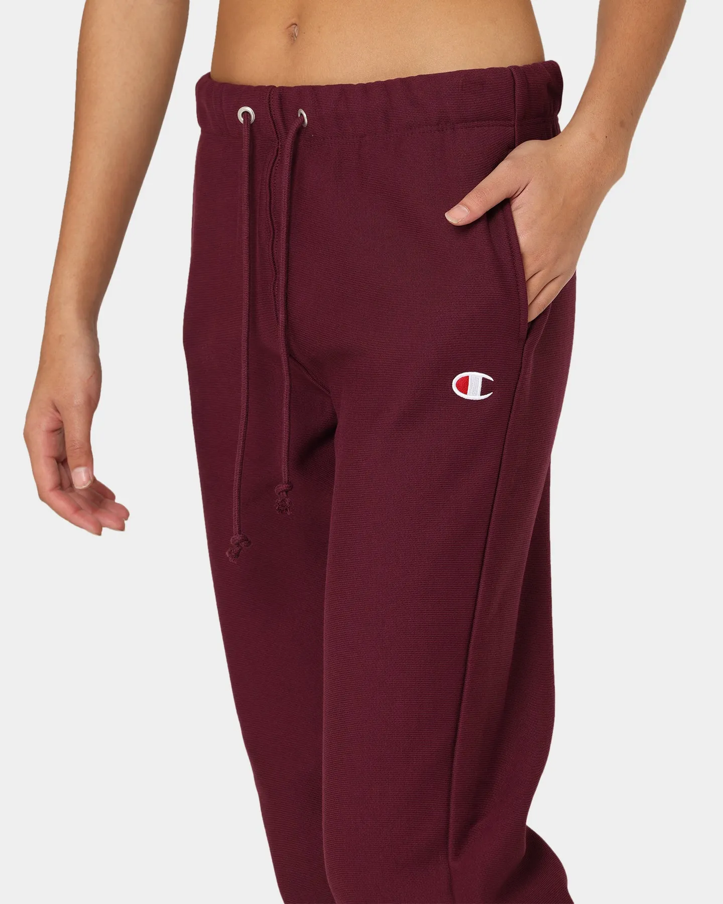 Champion Women's Reverse Weave Relaxed Joggers Dark Berry Purple