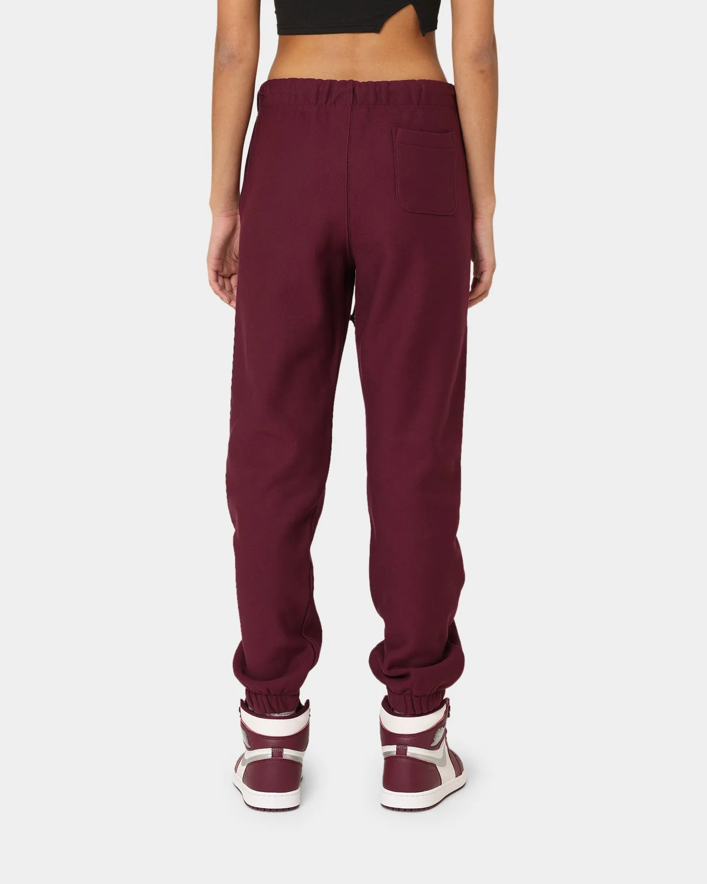 Champion Women's Reverse Weave Relaxed Joggers Dark Berry Purple