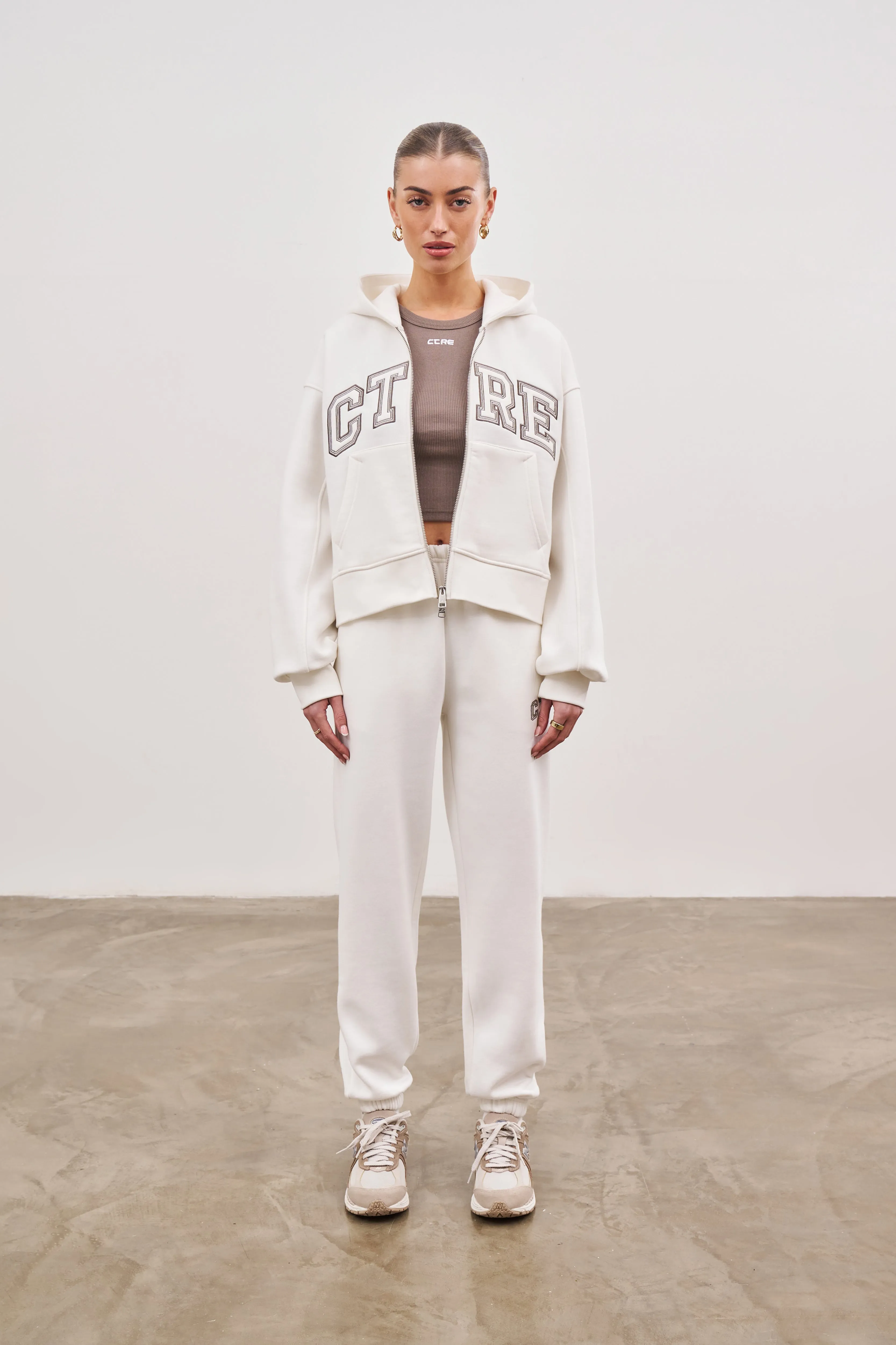 CTRE RELAXED JOGGERS - OFF WHITE