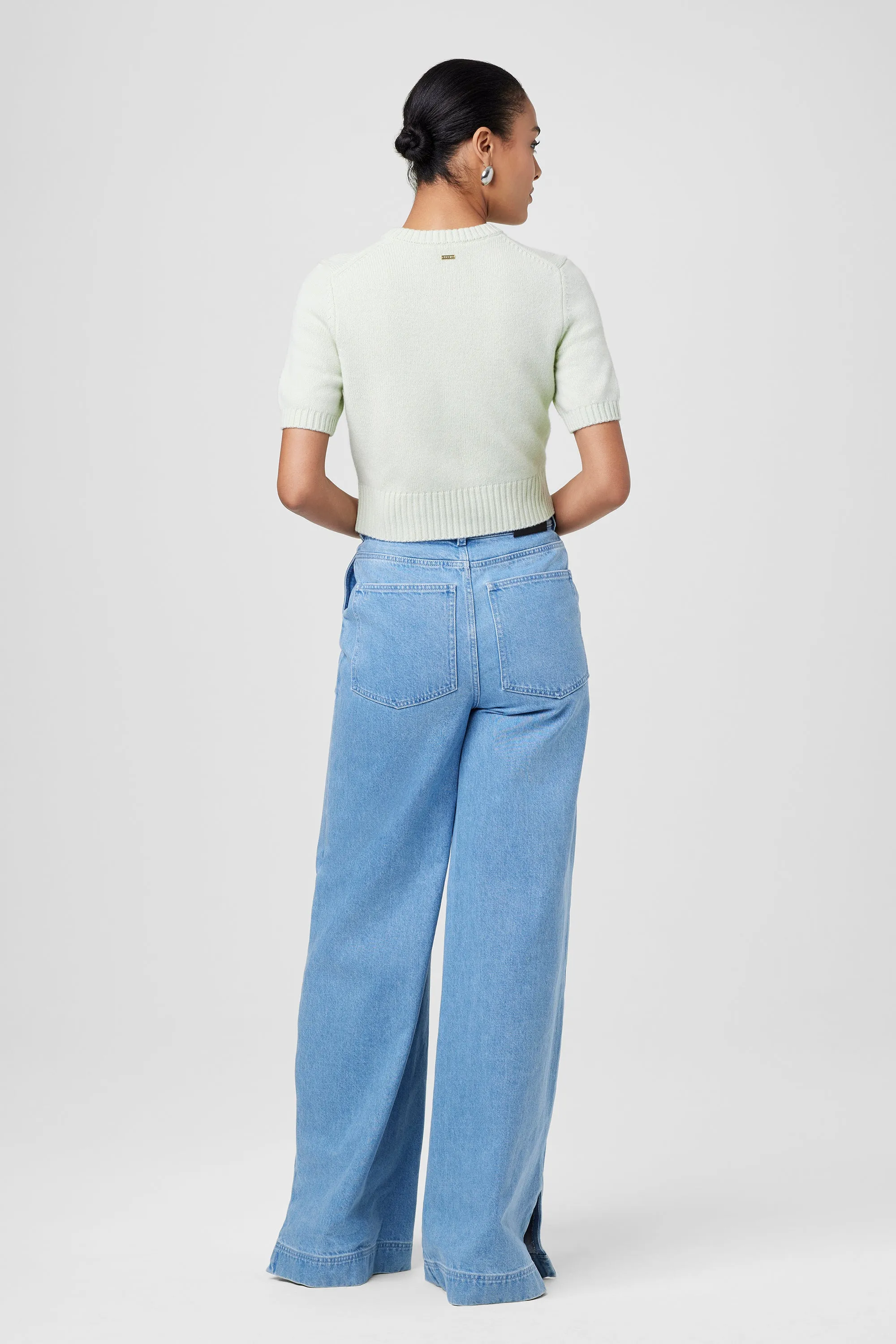 Eileen Wide Leg Denim Pants