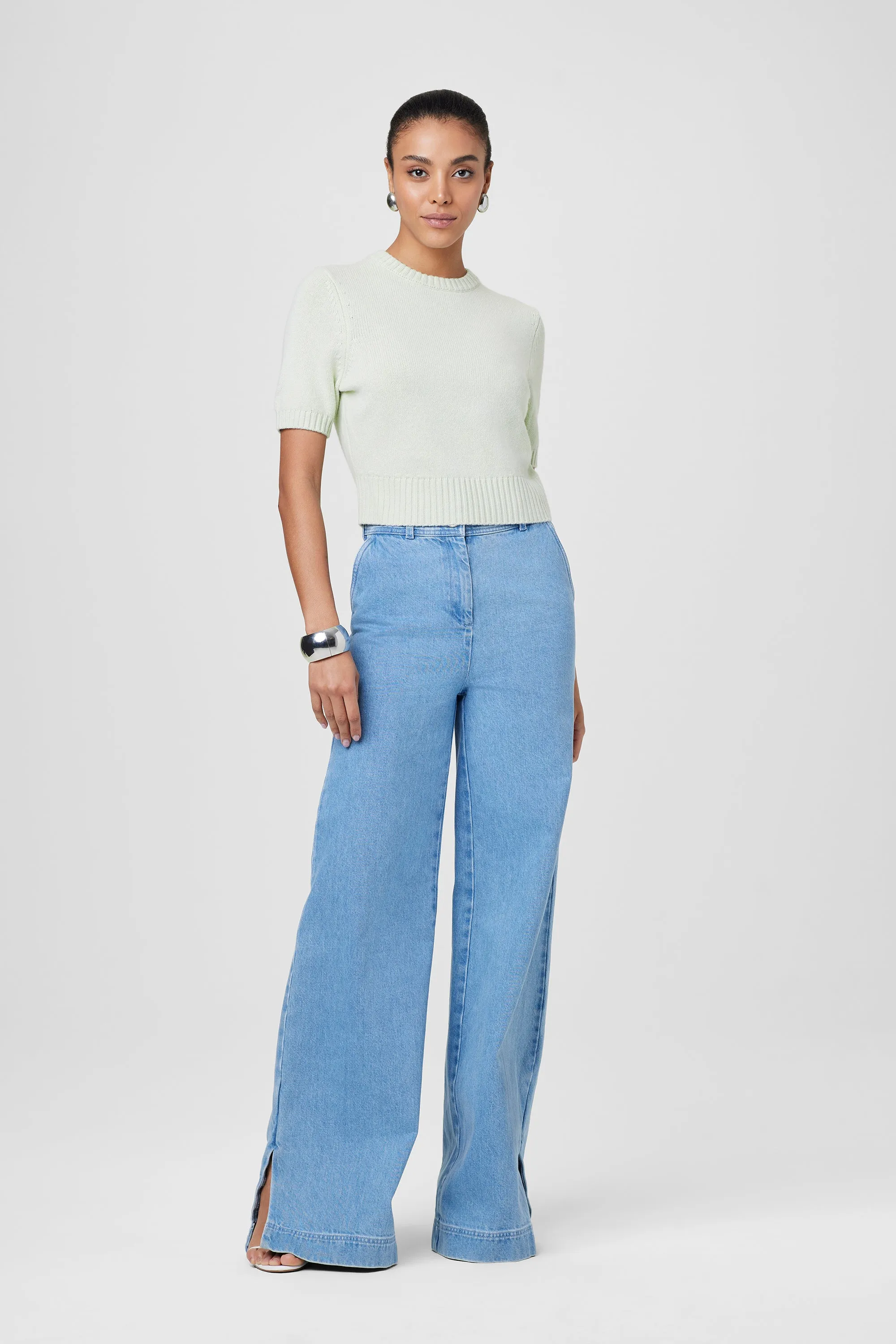 Eileen Wide Leg Denim Pants