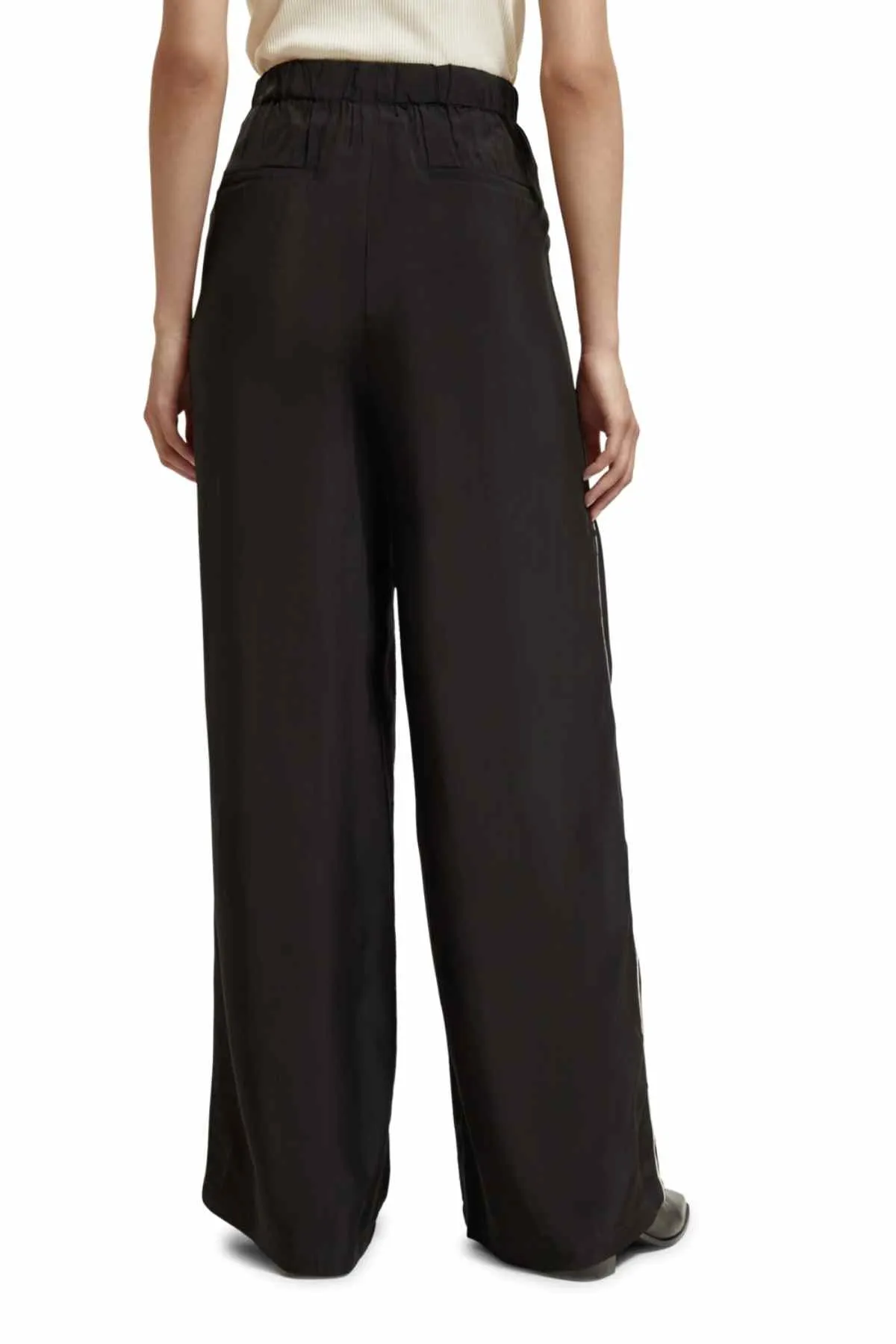 ELENI HIGH RISE WIDE LEG EVENING BLACK