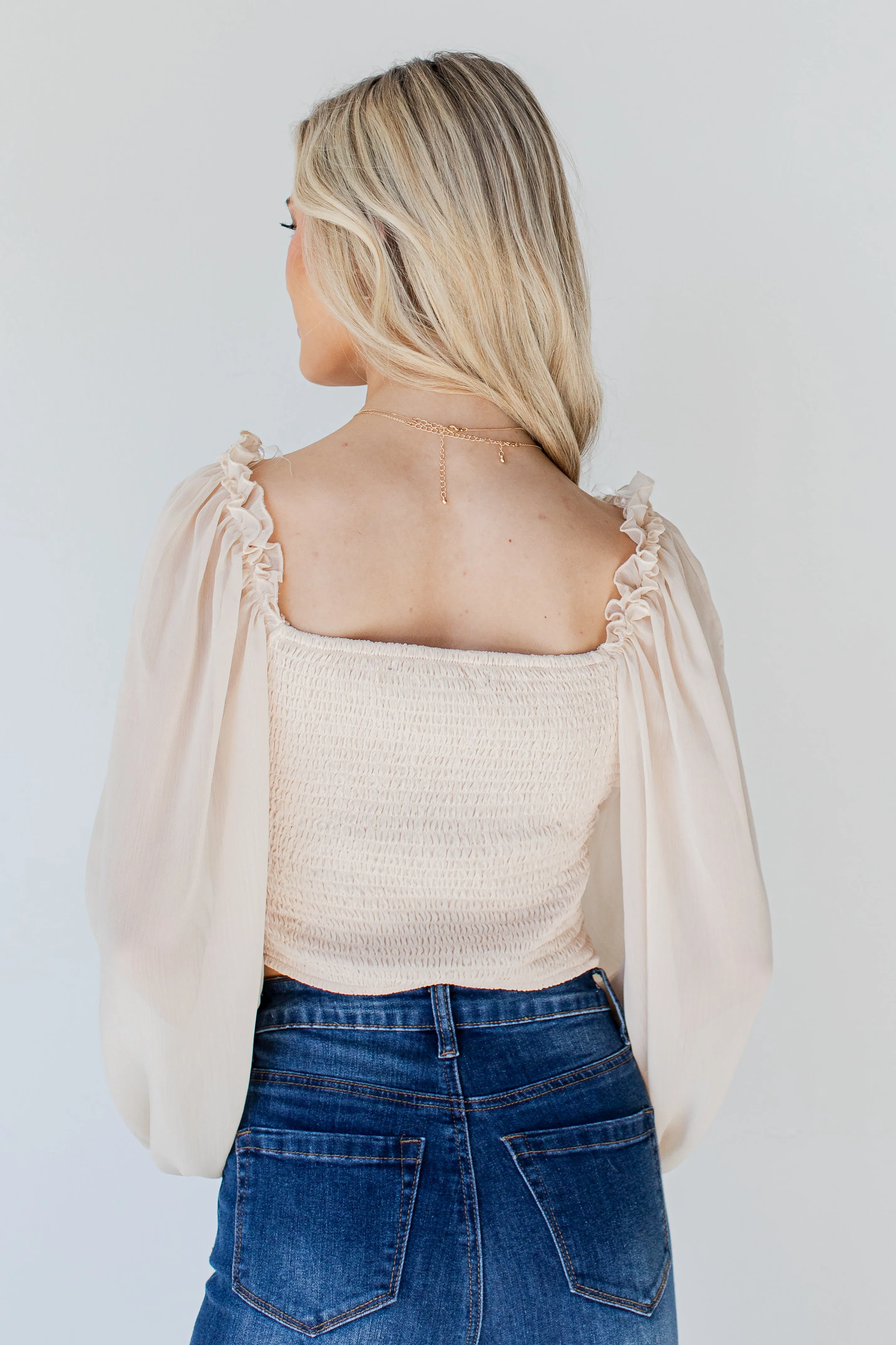 Forever Be Cropped Blouse