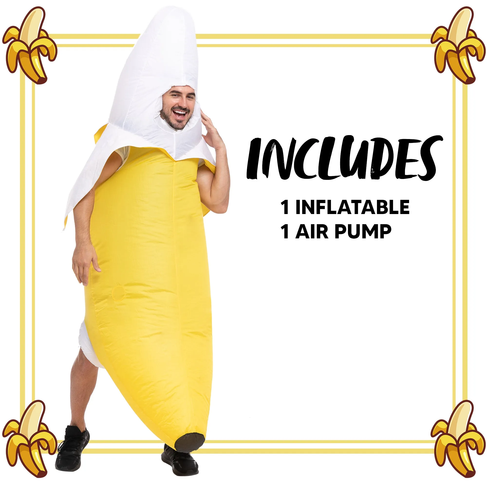 Full body Inflatable Banana Costume Adult