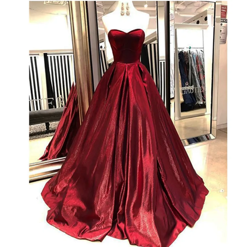 Funki Buys | Dresses | Women's Elegant Long Full Satin Gown