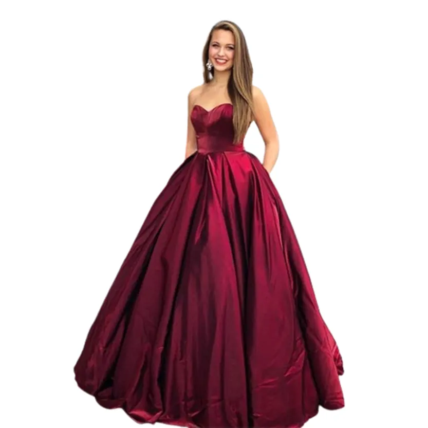 Funki Buys | Dresses | Women's Elegant Long Full Satin Gown