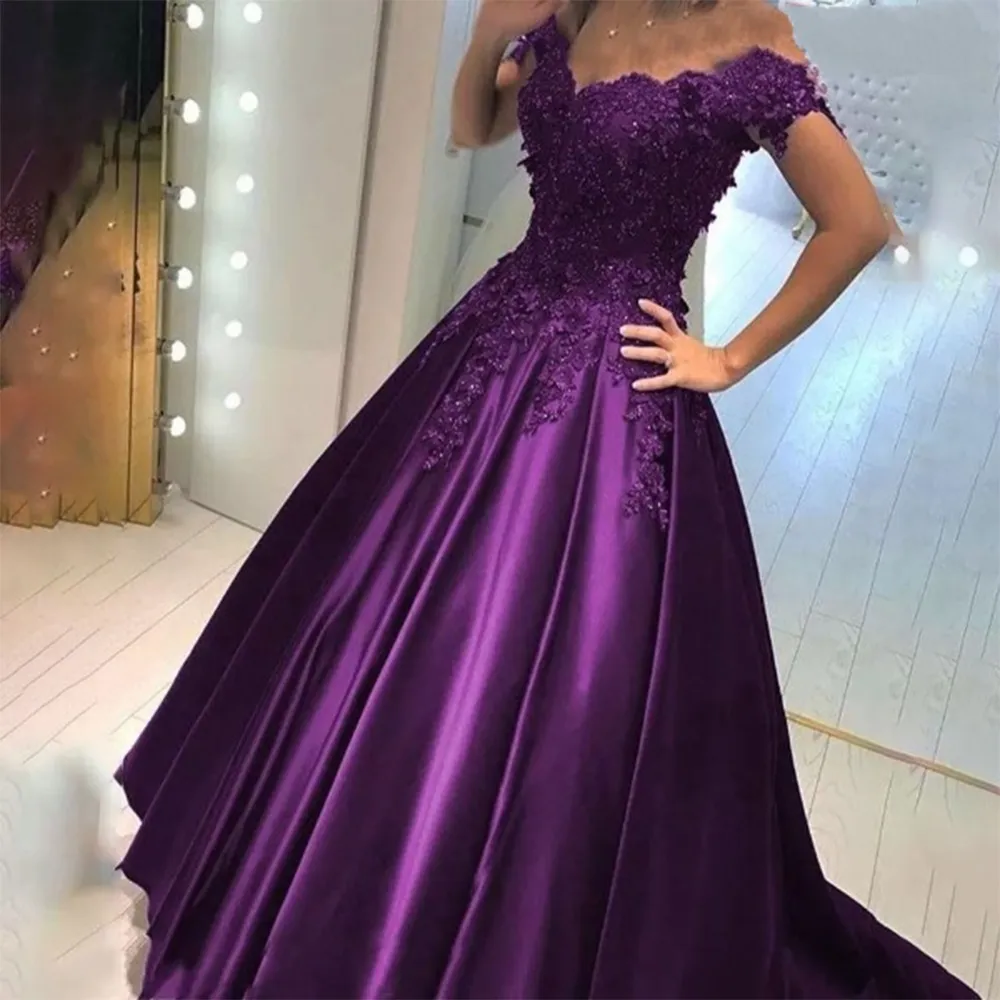 Funki Buys | Dresses | Women's Elegant Long Satin Ball Gown