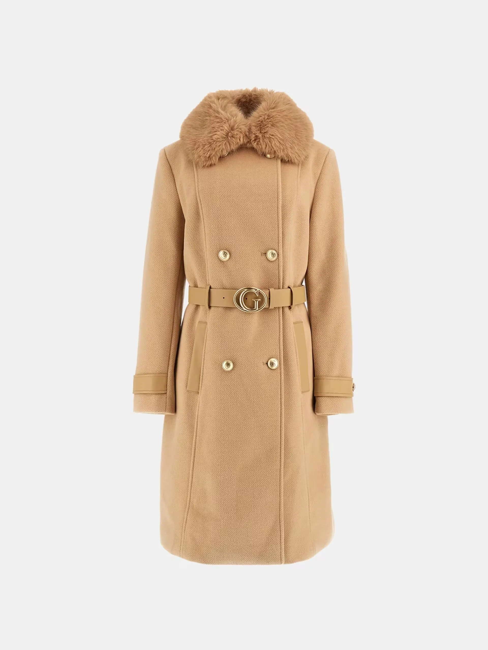 Guess Amelia Double Breast Belt Coat