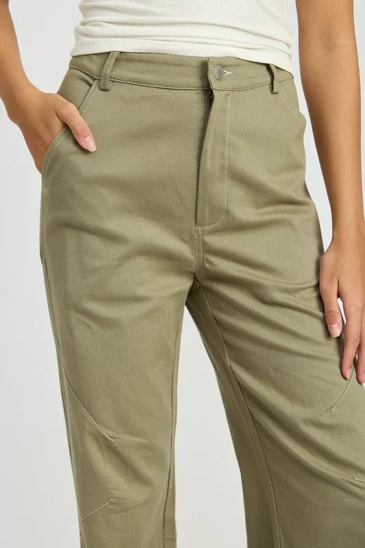 High Waisted Wide Leg Pants