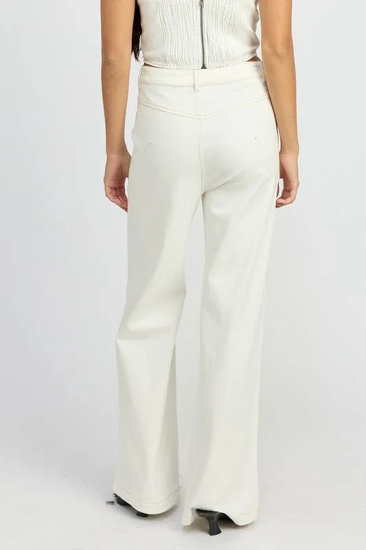 High Waisted Wide Leg Pants