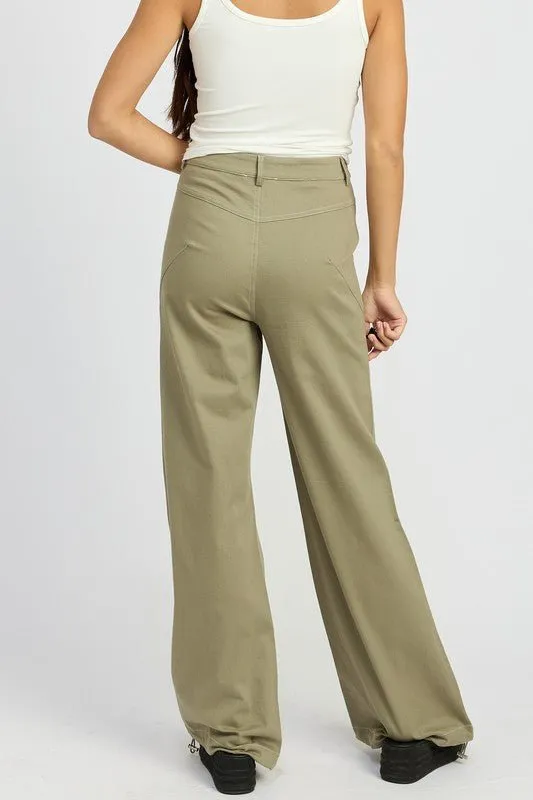 High Waisted Wide Leg Pants