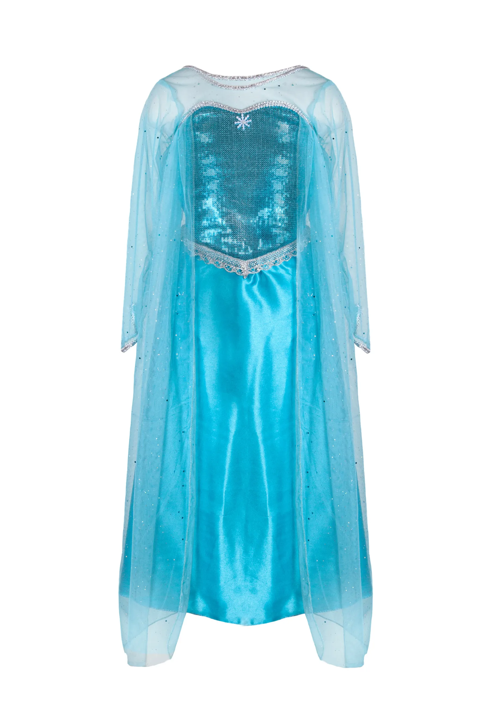 Ice Queen Dress With Cape