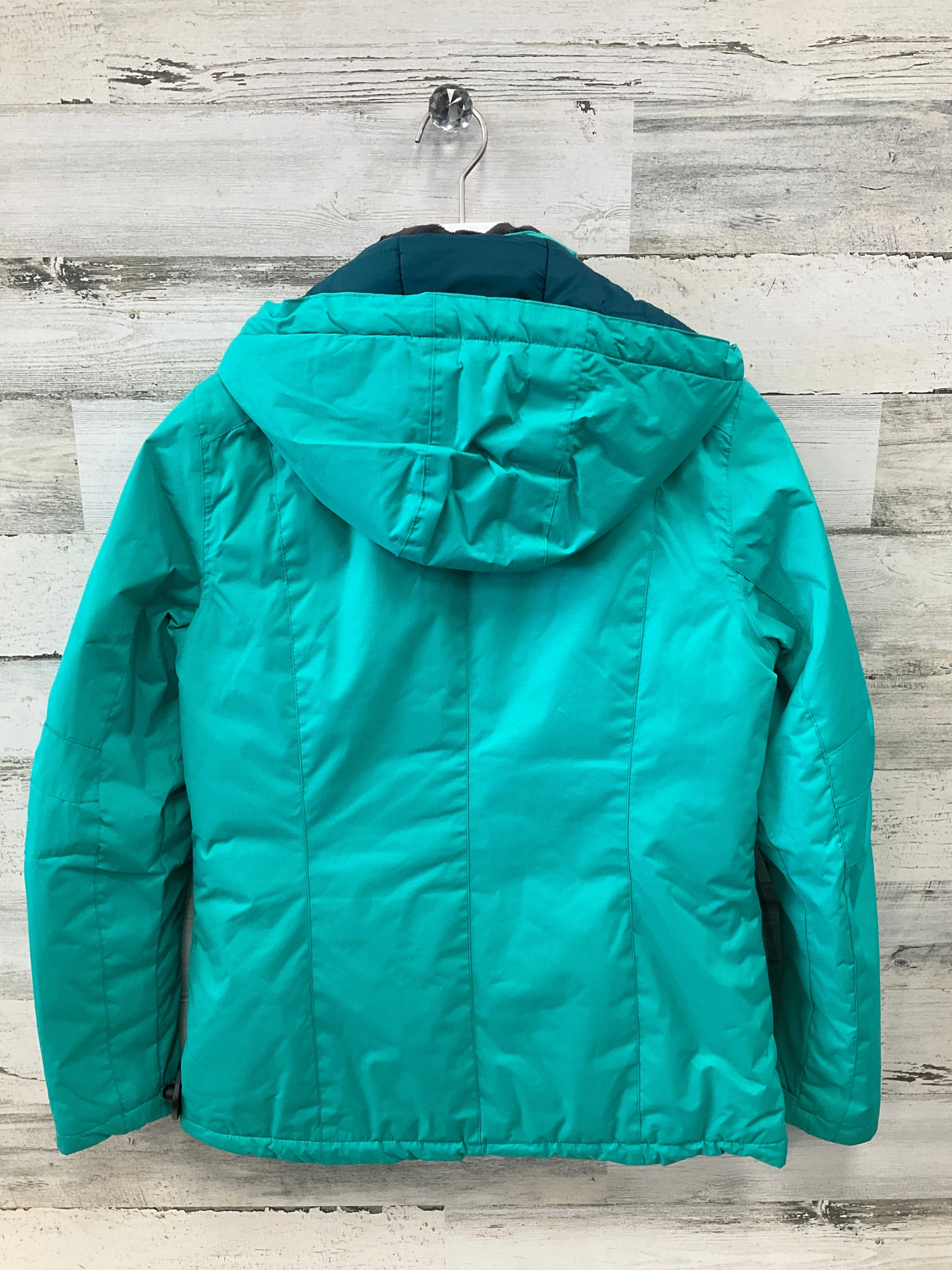 Jacket Puffer & Quilted By Sperry In Teal, Size: S