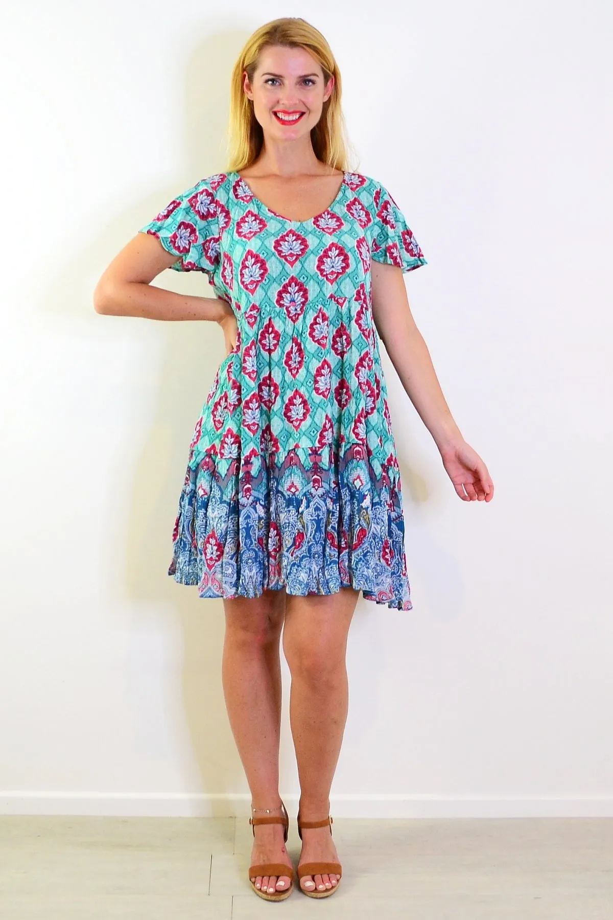 Kimberley V Neck Tunic Dress