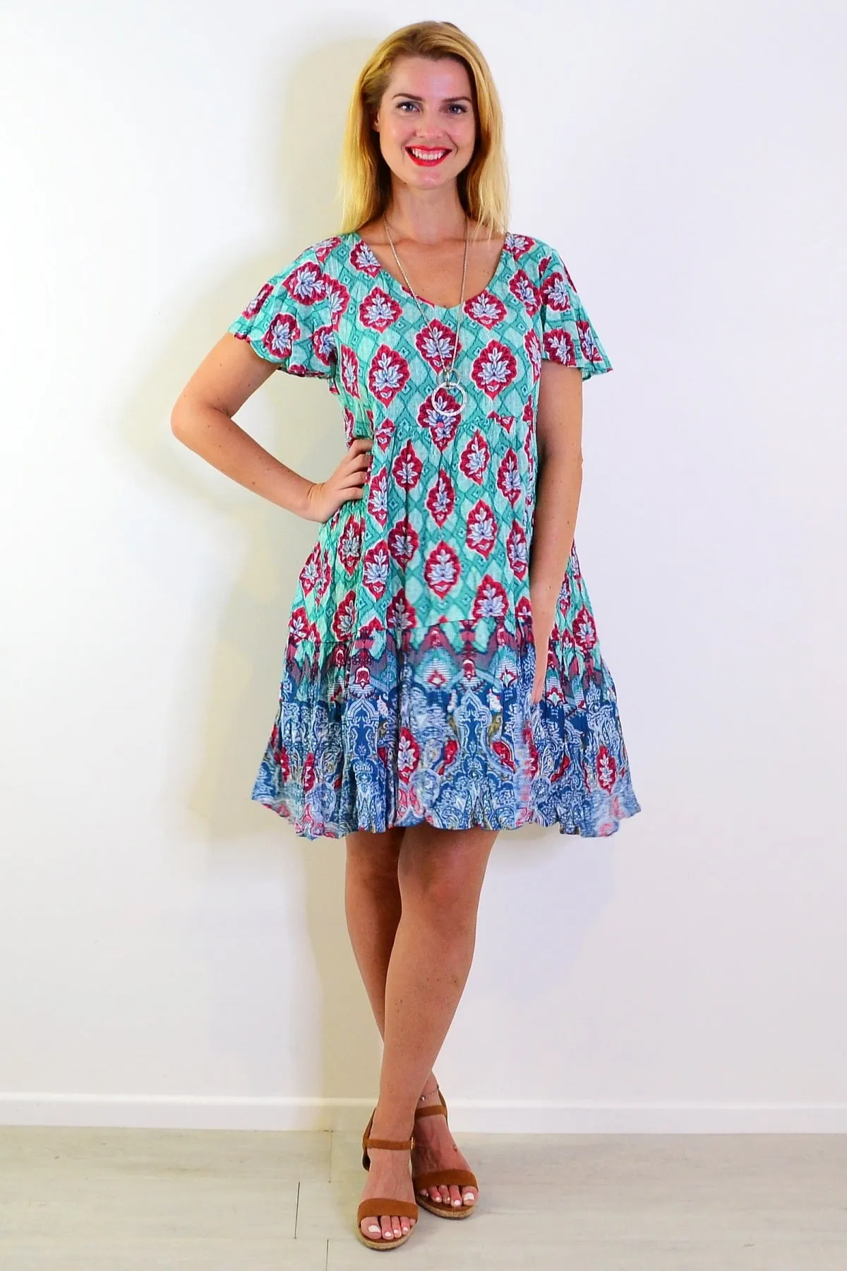 Kimberley V Neck Tunic Dress