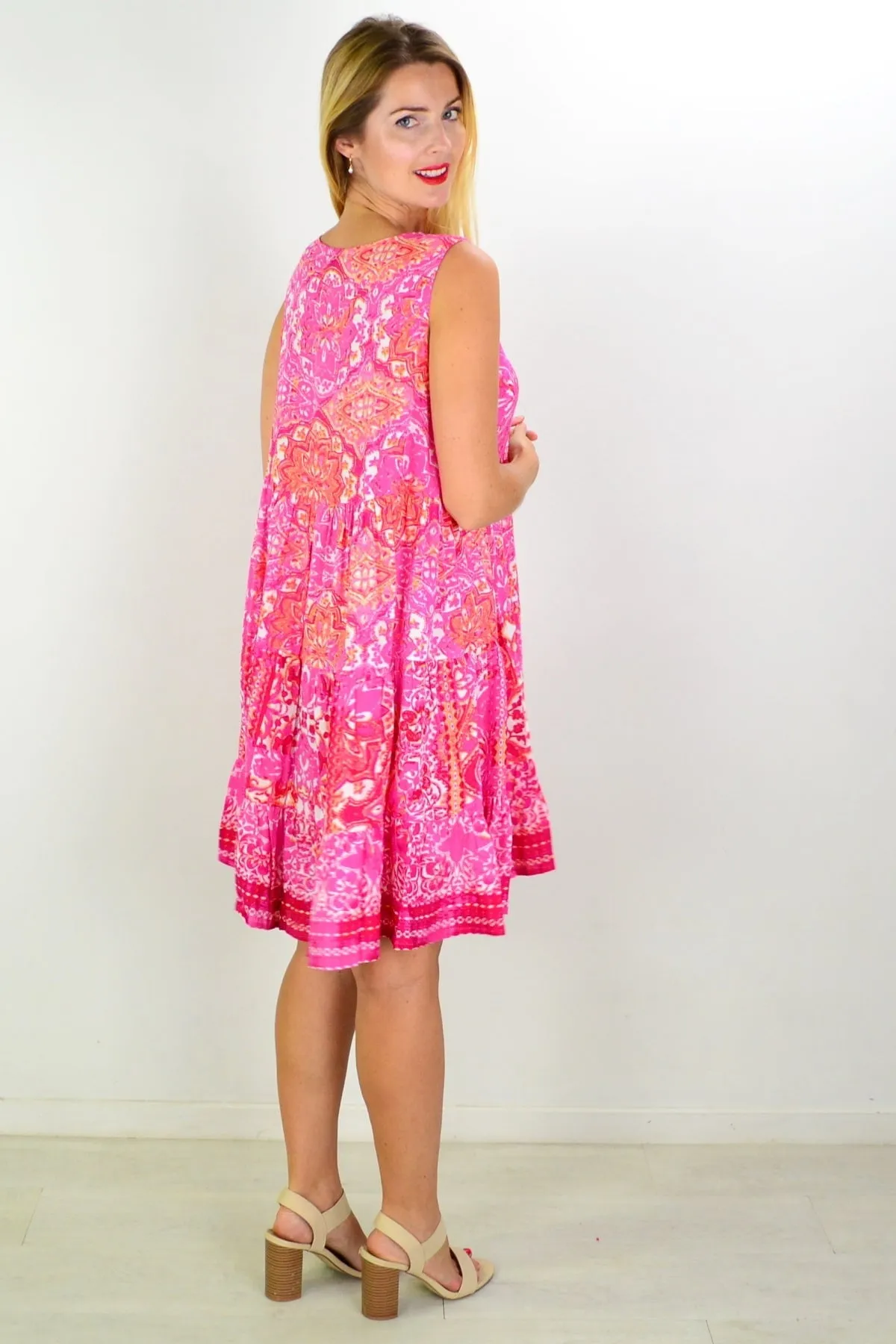 Kotor Tiered Tunic Dress