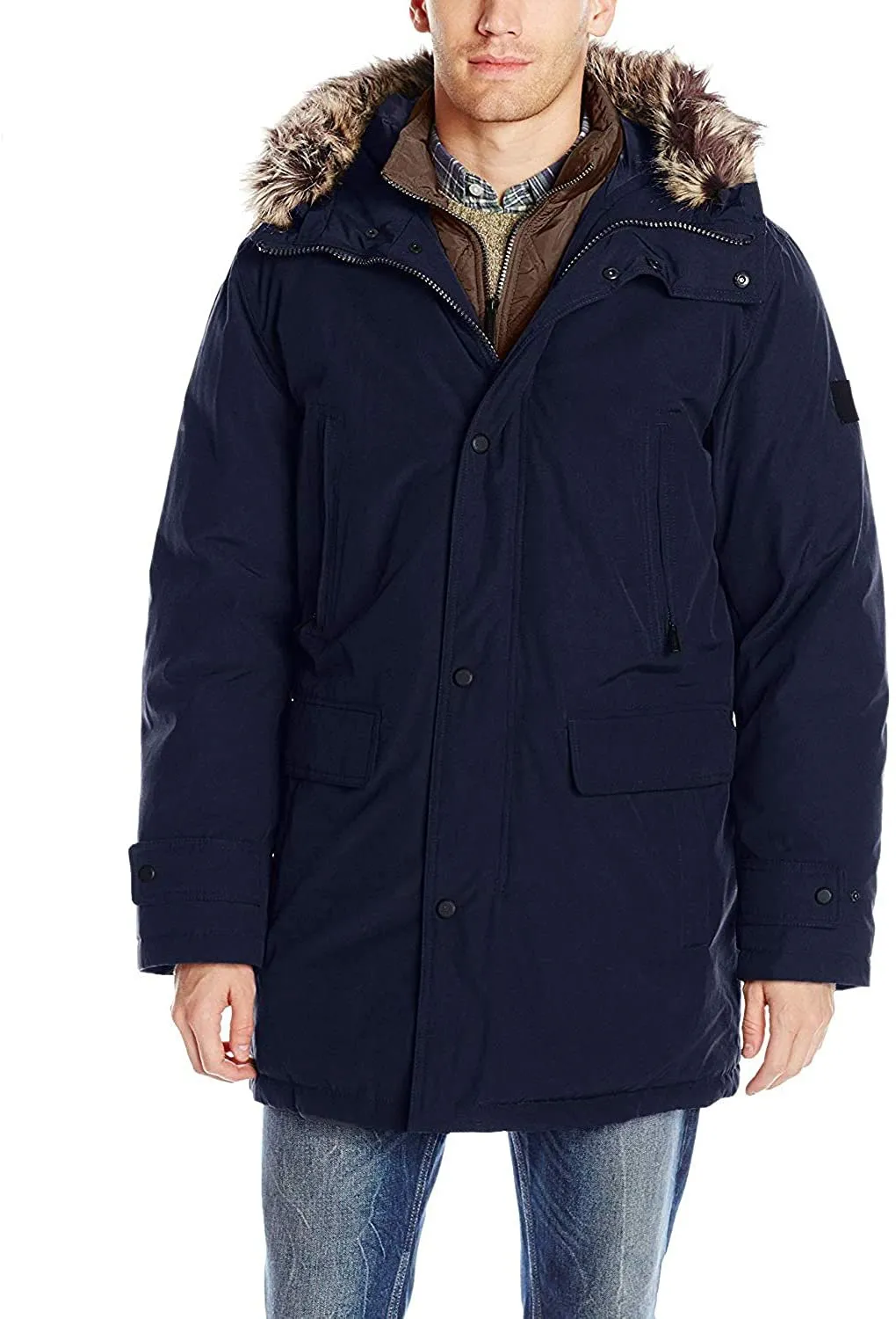 LONDON FOG mens Men's Snorkel Jacket With Bib