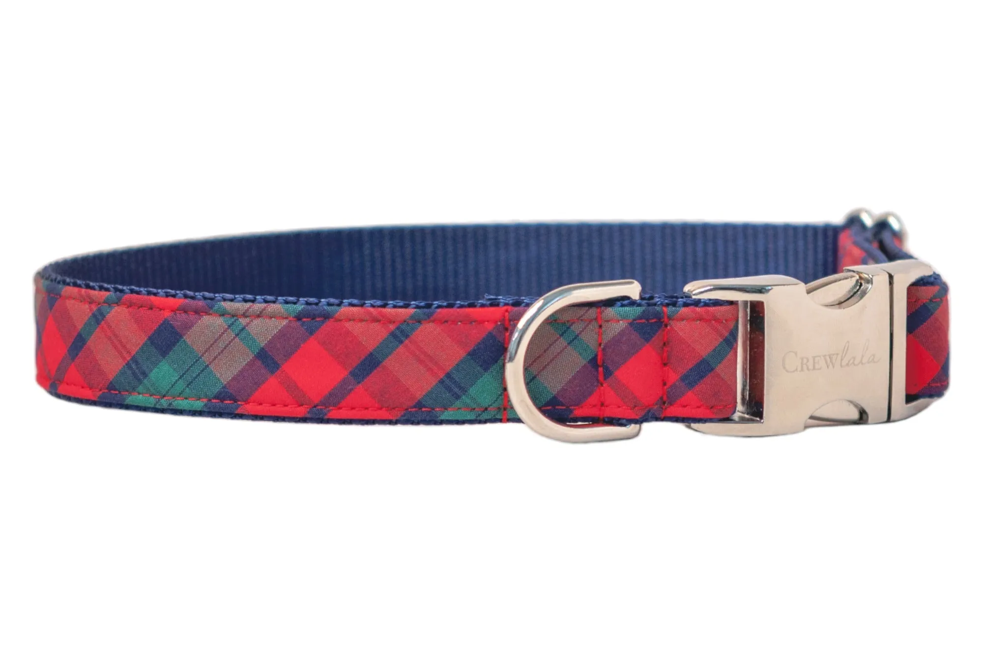 Luke's Plaid Bow Tie Dog Collar