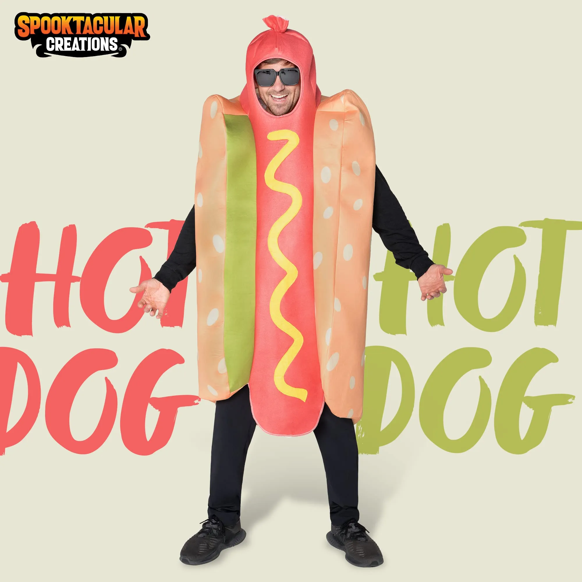 Men Lightweight Hot Dog Costume