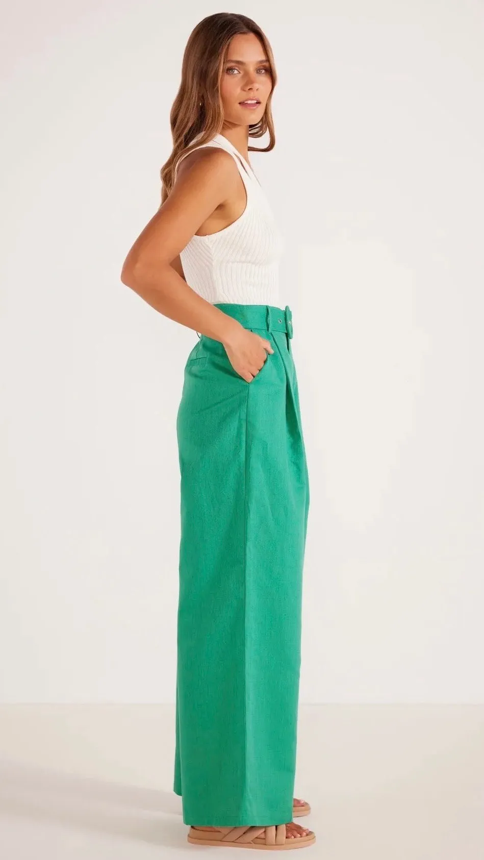 Nalani Wide Leg Pant Aquamarine