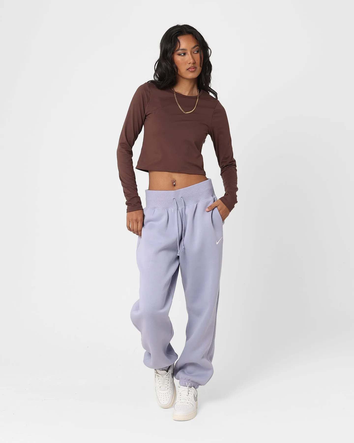 Nike Sportswear Phoenix Fleece Track Pants Indigo Haze/Sail