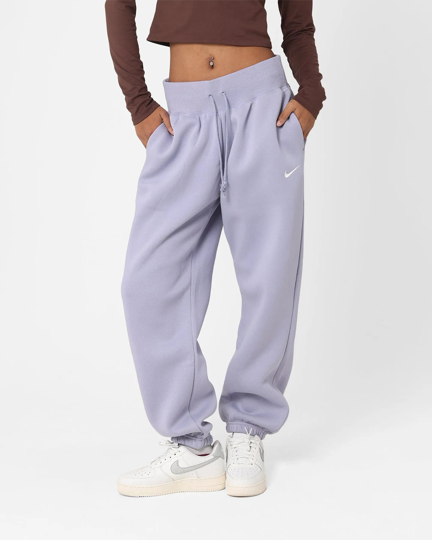 Nike Sportswear Phoenix Fleece Track Pants Indigo Haze/Sail