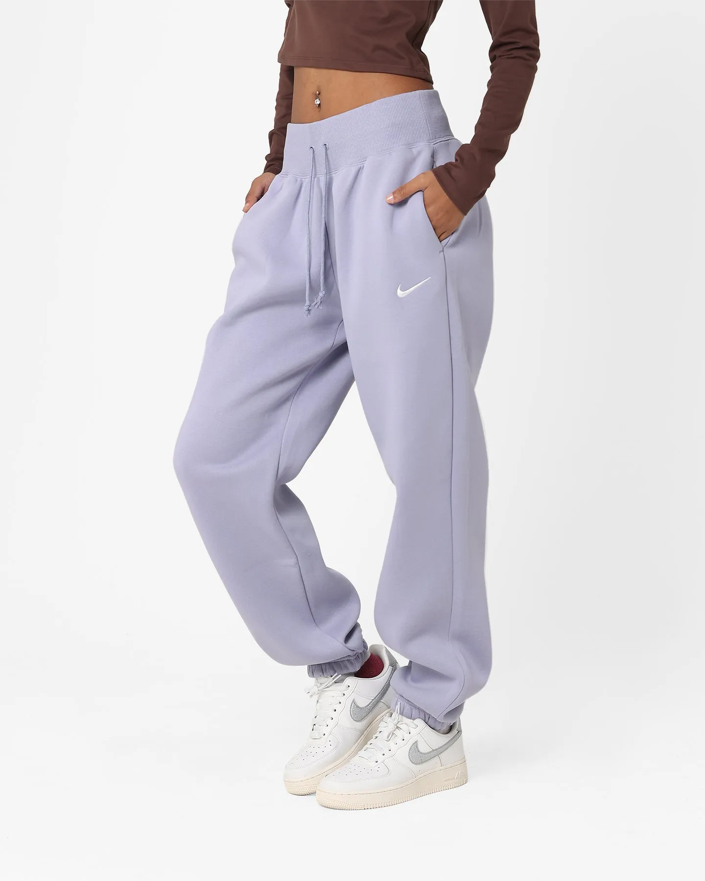 Nike Sportswear Phoenix Fleece Track Pants Indigo Haze/Sail