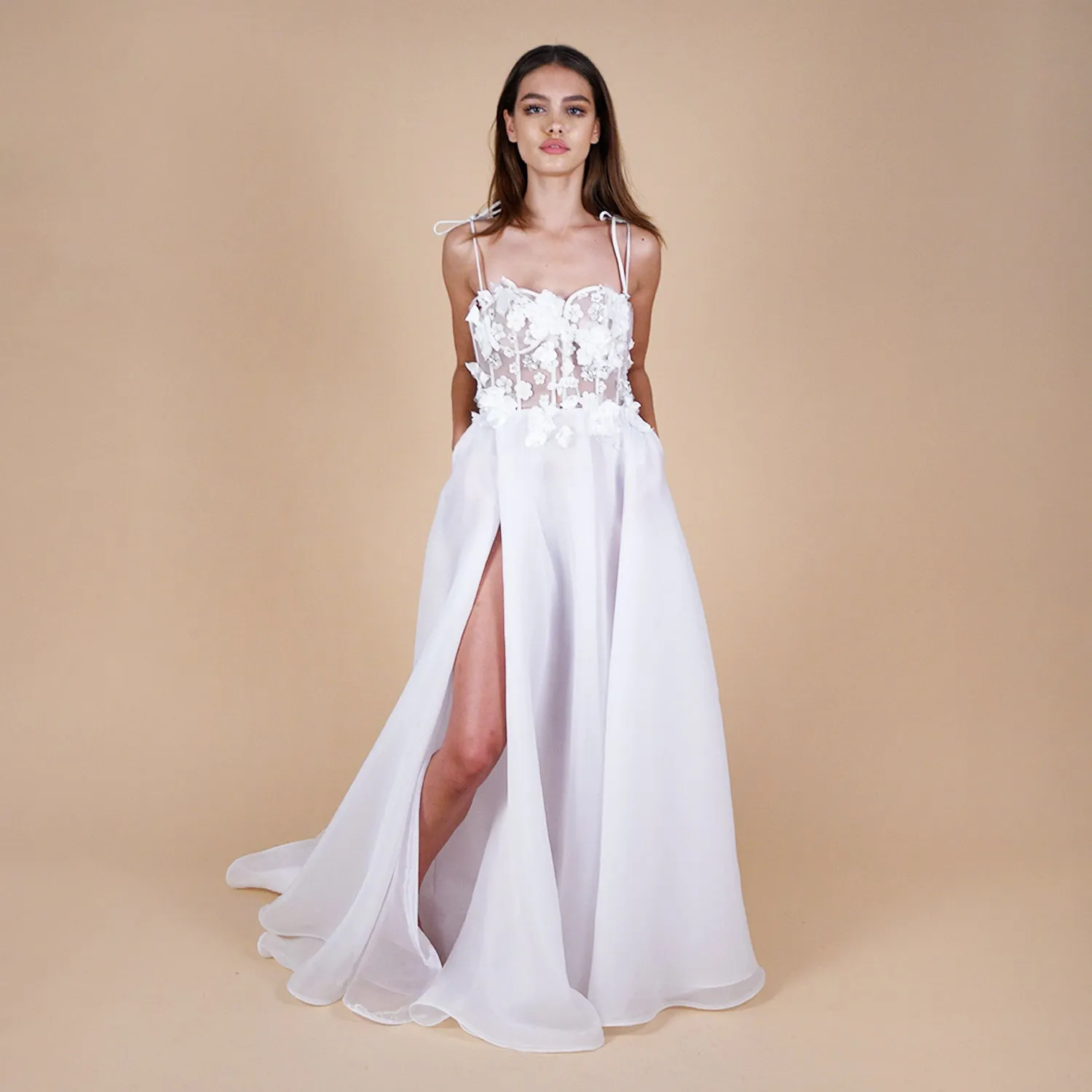 Orla 3d Floral Bridal Gown