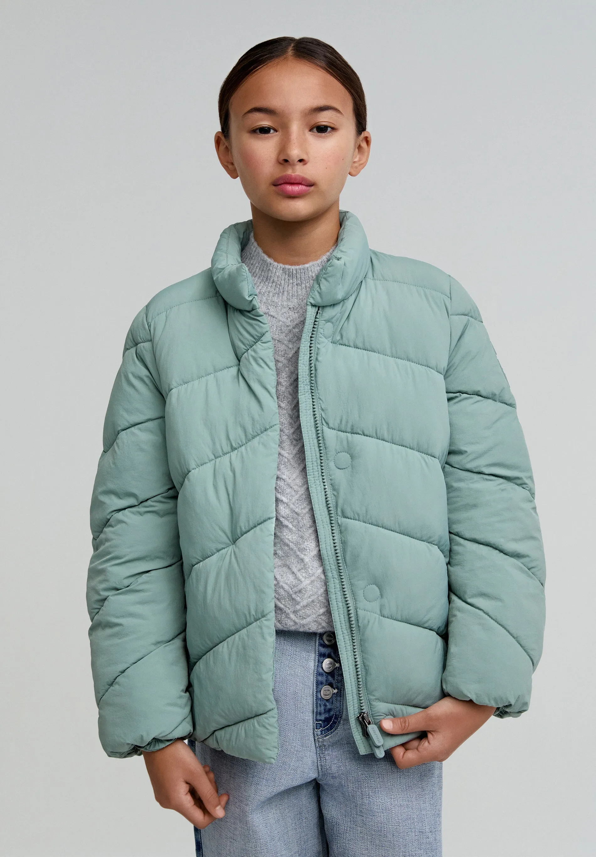 PUFFER CARDIGAN