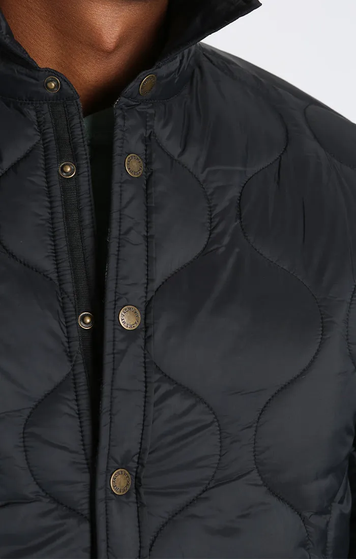 Quilted Flannel Lined Puffer Jacket