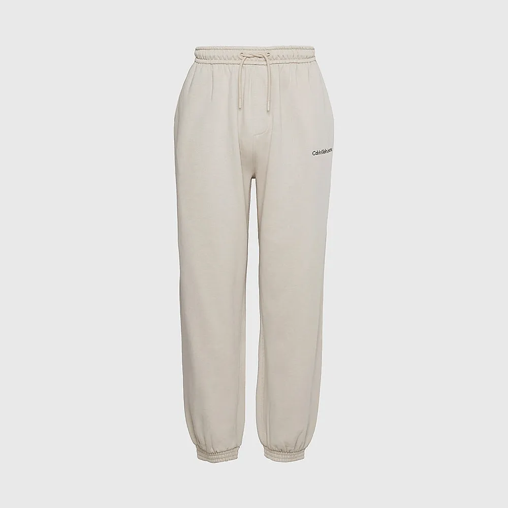 Relaxed Cotton Jogger - Taupe