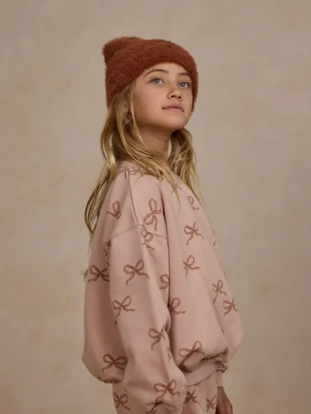 RYLEE   CRU - Relaxed Sweatshirt In Bows