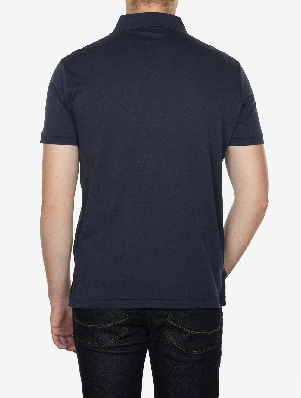 Soft Cotton Polo Shirt Cruise Navy