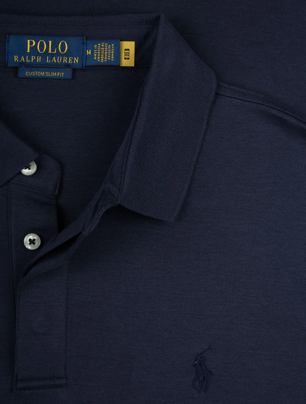 Soft Cotton Polo Shirt Cruise Navy