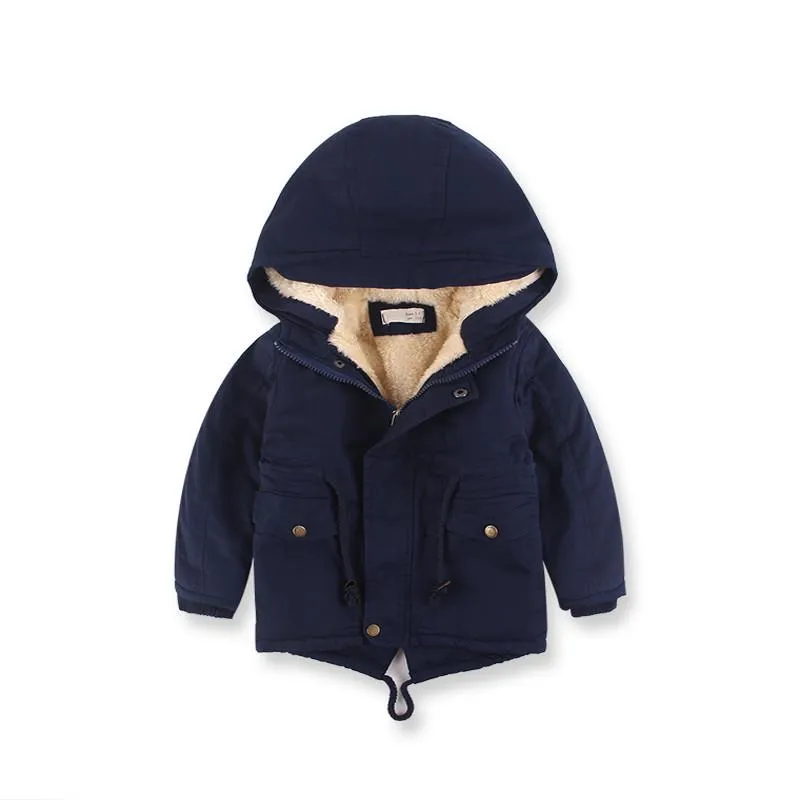 Unisex Hooded Fur-Lined Winter Parka Jacket