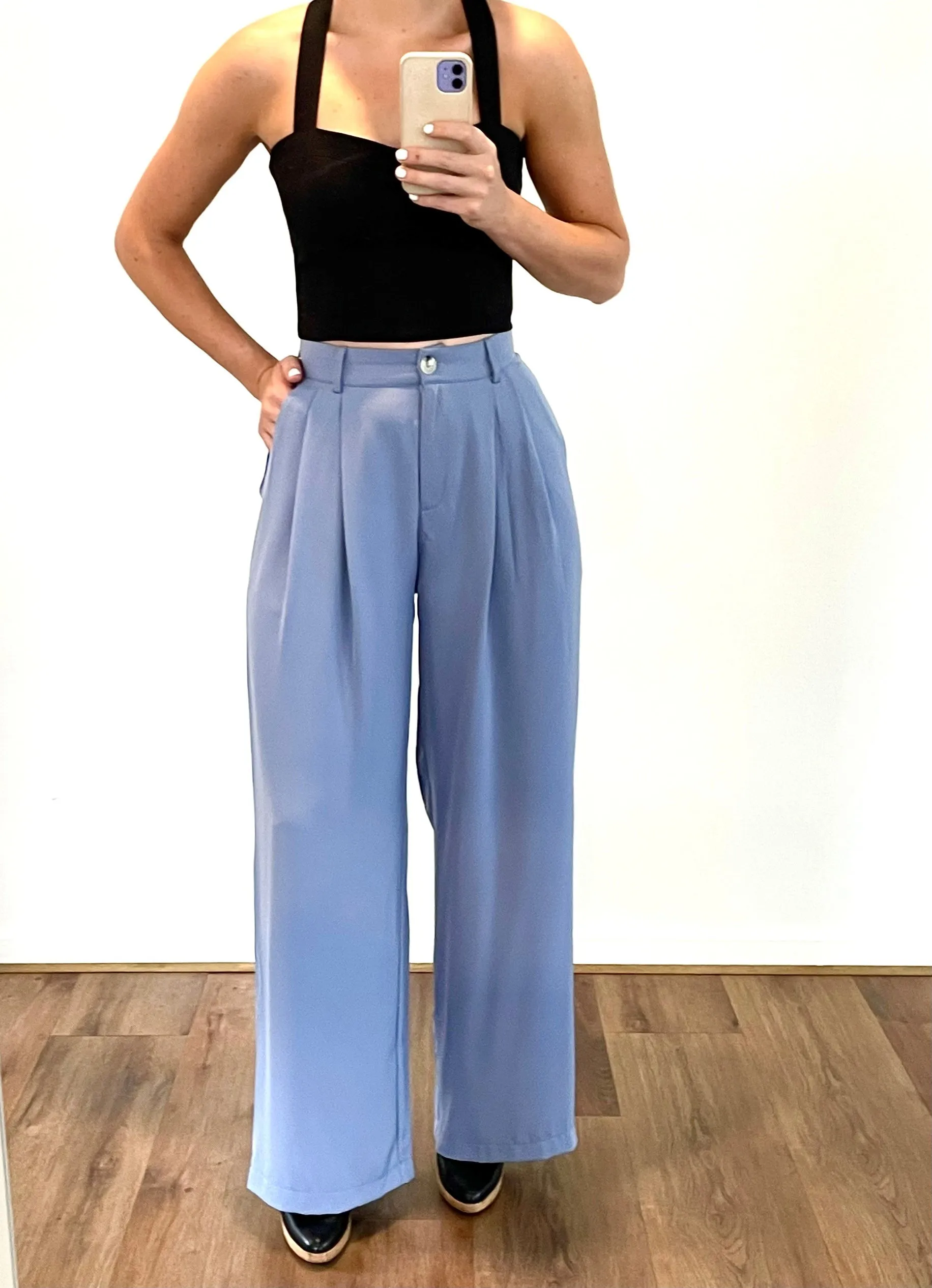 WINNIE High Waisted, Wide Leg Pants