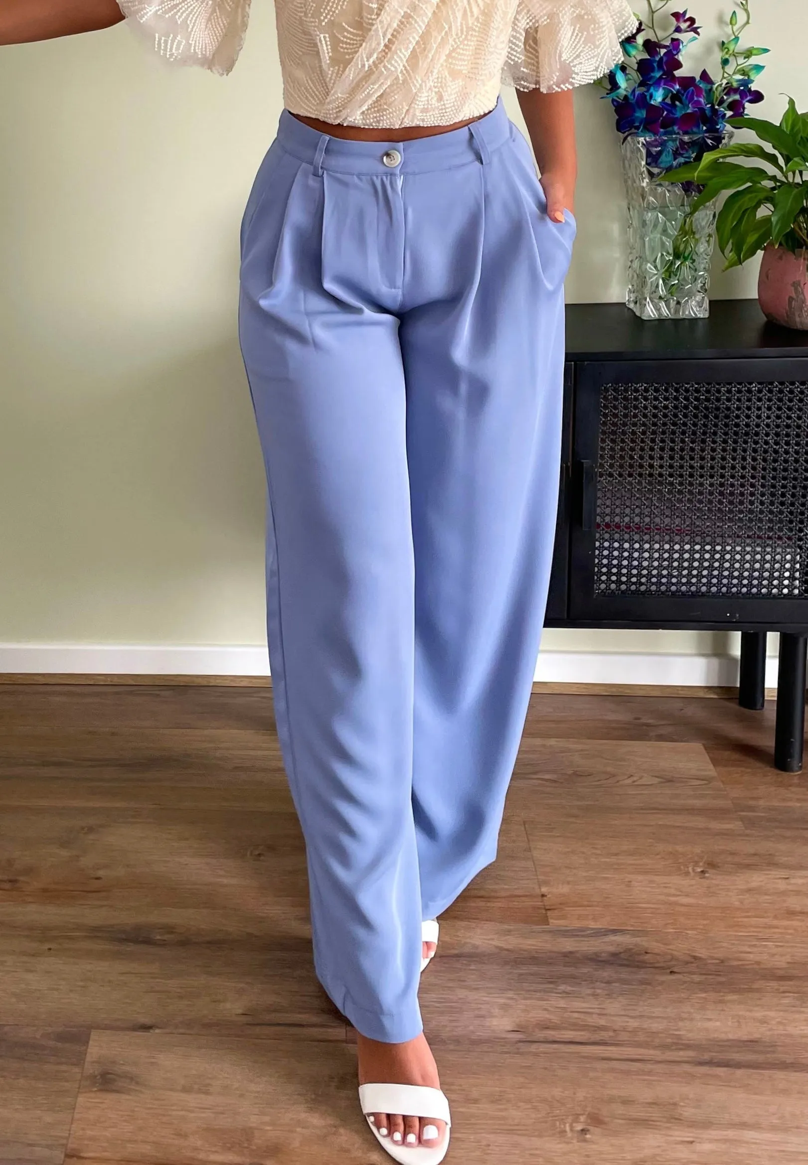 WINNIE High Waisted, Wide Leg Pants